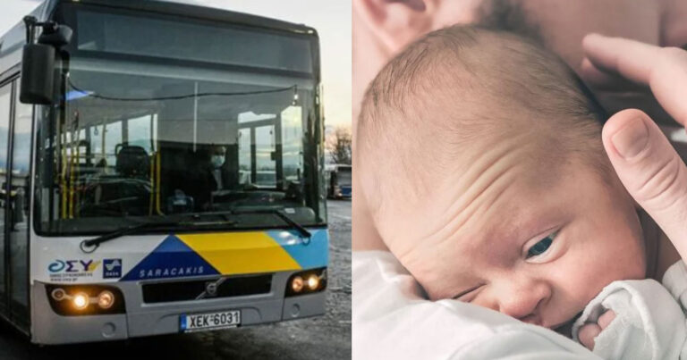 Απίστευτο: Οδηγός λεωφορείου έσωσε μωρό που έπαθε εισρόφηση σταματώντας μπροστά στο Υπ. Υγείας