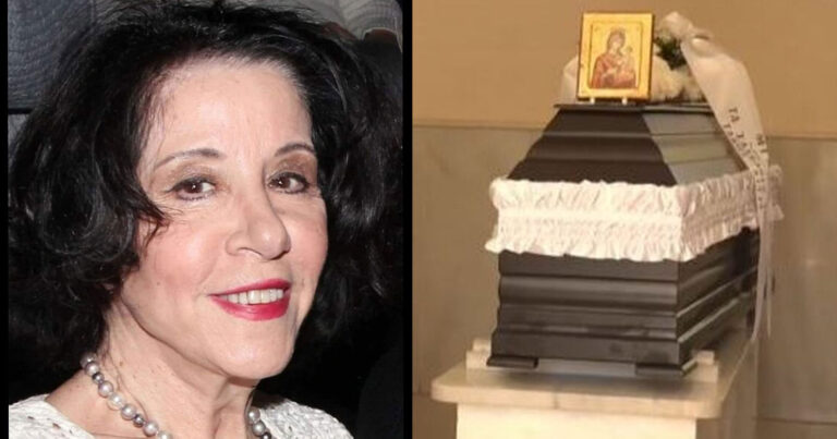 Θλίψη: Ελάχιστος κόσμος πήγε στην κηδεία της Μίνας Αδαμάκη