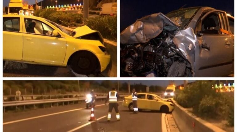 Θανατηφόρο τροχαίο στον περιφερειακό Υμηττού – Μετωπική ΙΧ με ταξί