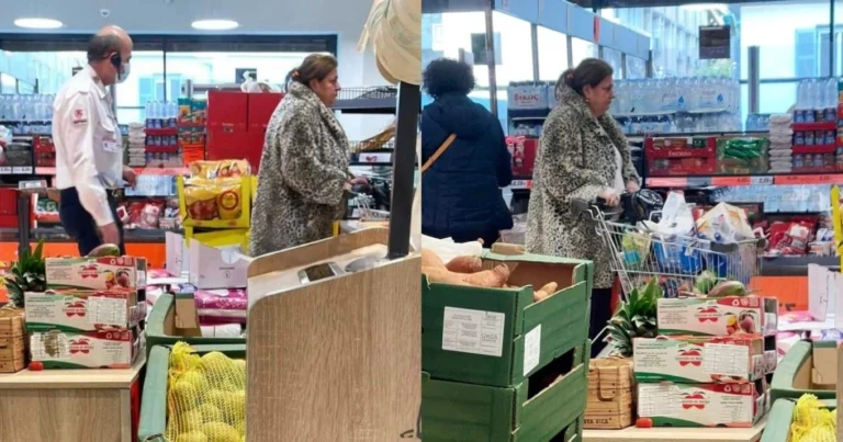 Άβαφη, αχτένιστη, με λεοπάρ γούνα: Έγινε θέαμα στο σούπερ μάρκετ η Ελισάβετ Κωνσταντινίδου, όλοι την κοιτούσαν
