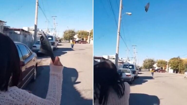 Επικό βίντεο: Μάνα πέτυχε με παντόφλα την κόρη της στα 30 μέτρα