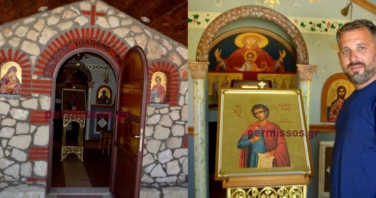 Συγκινητικό: Άνδρας βλέπει στον ύπνο του τον Άγιο Ιωάννη Ρώσο και του χτίζει εκκλησάκι