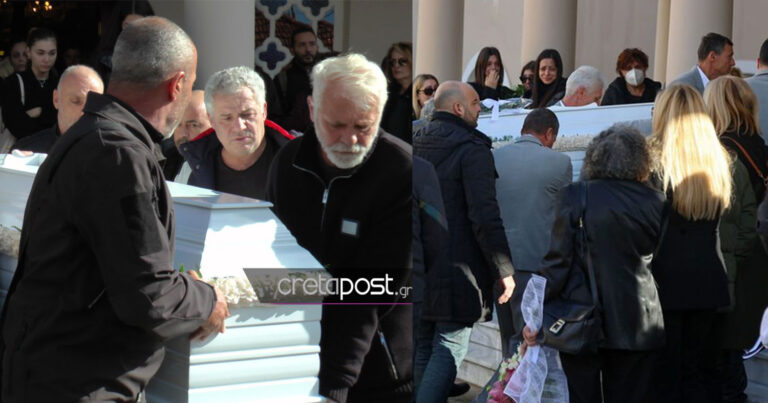 Στα λευκά η μητέρα και η αδερφή της αδικοχαμένης Έμμας στην κηδεία της