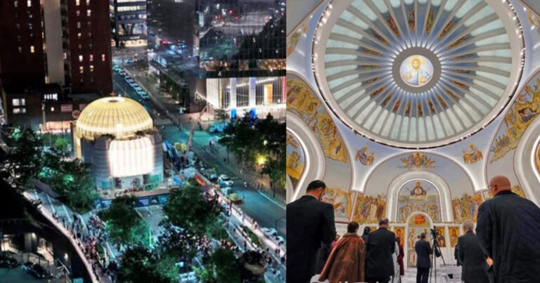 Συγκίνηση στη Νέα Υόρκη: Λειτούργησε ξανά μετά από 22 χρόνια ο ναός του Αγίου Νικολάου στο Σημείο Μηδέν