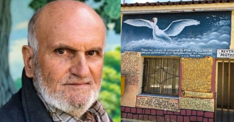 Ηλικιωμένος «γκραφιστάς» 71 χρονών μεταμόρφωσε ολόκληρο το χωριό του στην Πιερία