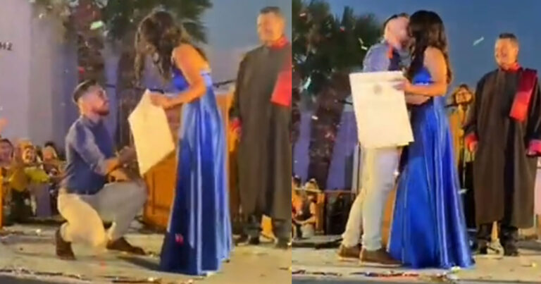 Πρωτότυπη πρόταση γάμου: Έδωσε τον όρκο στον Ιπποκράτη και αμέσως μετά ορκίστηκε στον έρωτα