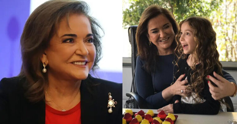 «Τα Χριστούγεννα είναι για τα παιδιά»: Η τρυφερή φωτογραφία με τα επτά εγγόνια της