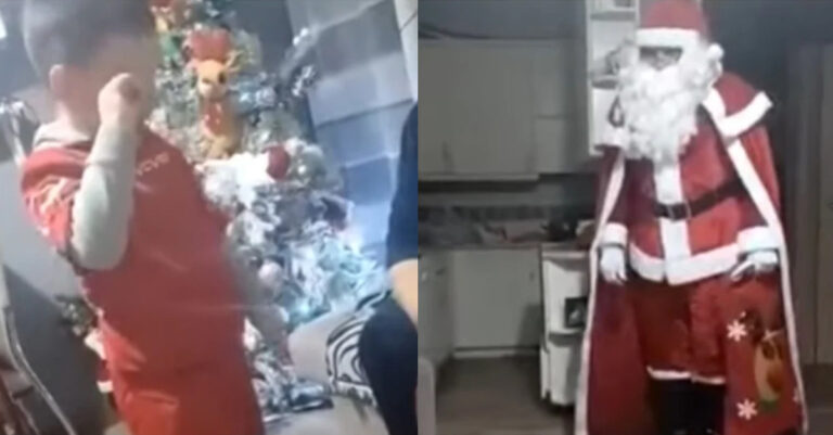 Πτολεμαΐδα: Ο Άγιος Βασίλης εισέβαλε στο σπίτι του μικρού Θάνου κι εκείνος σπάραξε στο κλάμα από χαρά