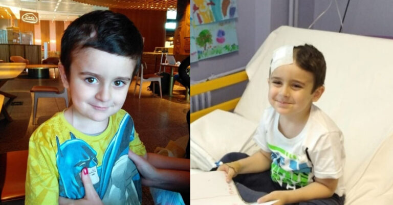 O 5 ετών Άγγελος έδωσε μάχη με τον καρκίνο και επέστρεψε σπίτι του νικητής