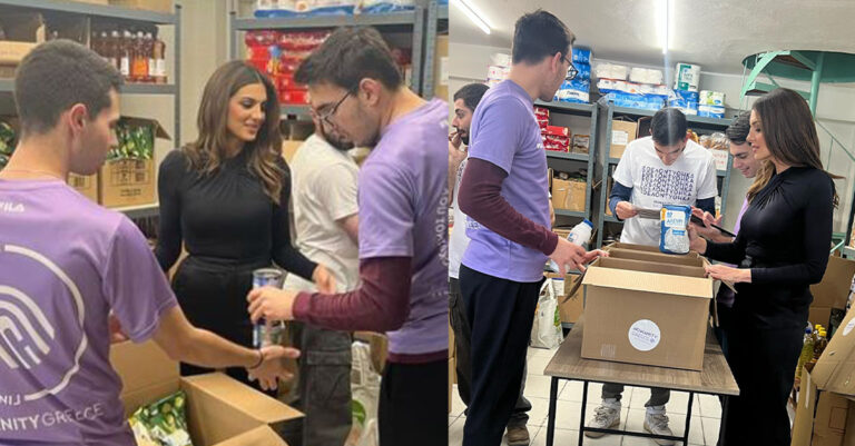 H Σταματίνα Τσιμτσιλή ετοίμασε πακέτα αγάπης για τον κόσμο που έχει ανάγκη