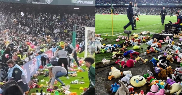 Συγκινητικό βίντεο: «Βροχή» από λούτρινα αρκουδάκια για να μην μείνει κανένα χωρίς δώρο τις γιορτές