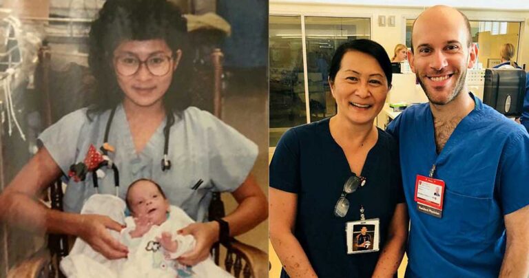 Νοσοκόμα ανακάλυψε ότι ο νέος της συνάδελφος ήταν πρόωρο μωρό που φρόντισε πριν 28 χρόνια