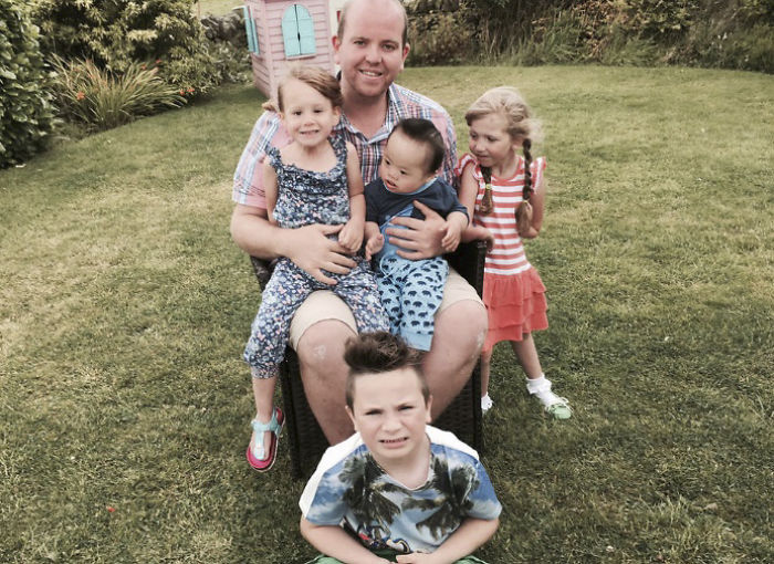 gay single realizes dream of being a father and adopts 4 children with disabilities 5ad06f169f0f9 700