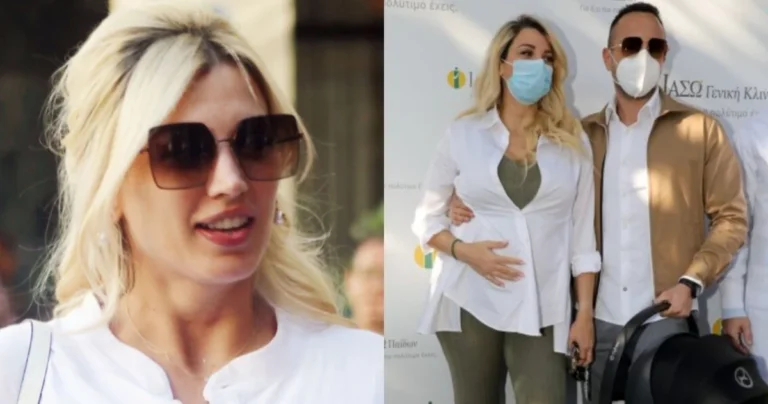 Με το μπιμπερό για καφέ στη Βουλιαγμένη: Πανευτυχής η Σπυροπούλου, βγήκε βόλτα με το 9 ημερών νεογέννητο