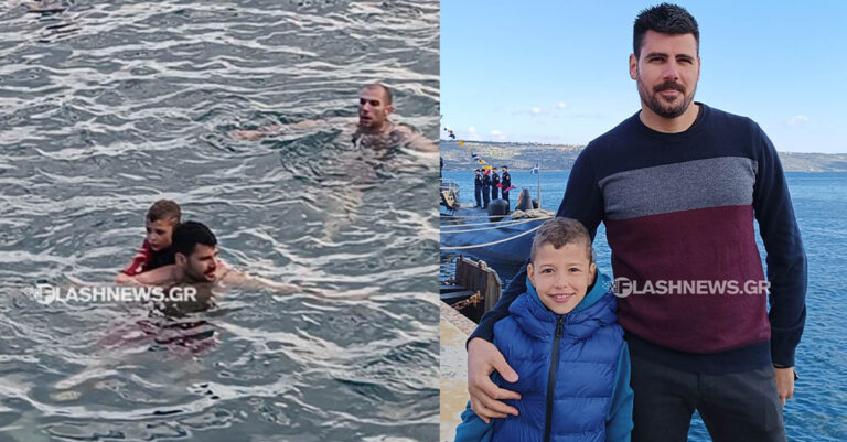 Χανιά: 8χρονος βούτηξε μαζί με τον μπαμπά του για να πιάσει τον σταυρό