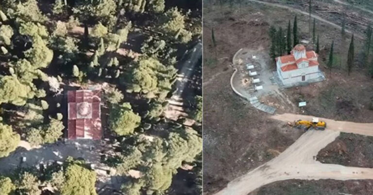 Τατόι: Βίντεο με το πώς ήταν το «βασιλικό νεκροταφείο» πριν τη φωτιά του 2021 και πώς σήμερα