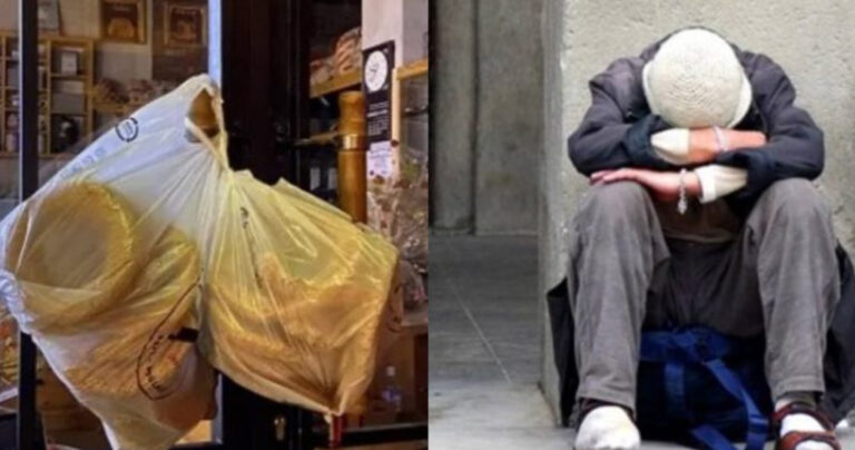 34χρονος ιδιοκτήτης φούρνου αφήνει ότι δεν πούλησε στην πόρτα για τα παίρνουν δωρεάν όσοι έχουν ανάγκη