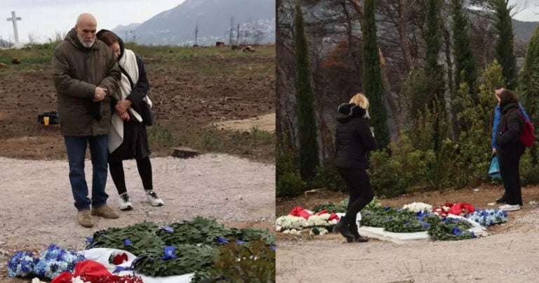 Τέως βασιλιάς Κωνσταντίνος: Κόσμος έσπευσε στον τάφο του στο Τατόι για να αφήσει ένα λουλούδι