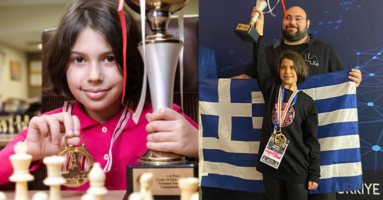 Μαριάντα Λάμπου: Η εννιάχρονη πρωταθλήτρια Ευρώπης στο Σκάκι που έχει στόχο να γίνει αστροφυσικός