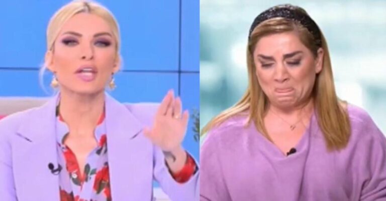 «Αυτό που κάνεις θίγει εμάς στην εκπομπή»: Έξαλλη η Καινούργιου με τα κλάματα της Έλενας Πολυκάρπου on air