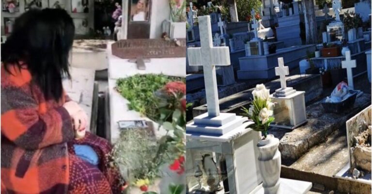 Γυναίκα βγήκε απ’το νεκροταφείο και έπαθε σοκ: Πήγε στο μνήμα του πατέρα της και μετά είδε αυτές τις εικόνες