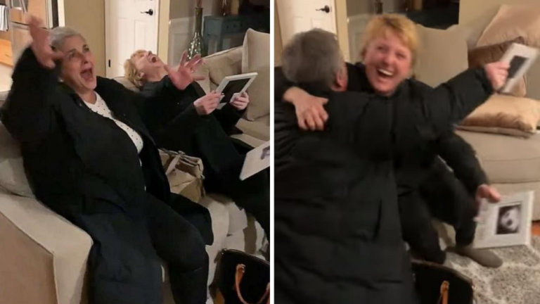 Συμπεθέρες μαθαίνουν ότι περιμένουν εγγονάκι και… ουρλιάζουν από τη χαρά τους