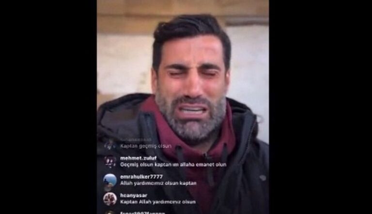 Σεισμός στην Τουρκία: Το σπαρακτικό κλάμα του Βολκάν Ντεμιρέλ