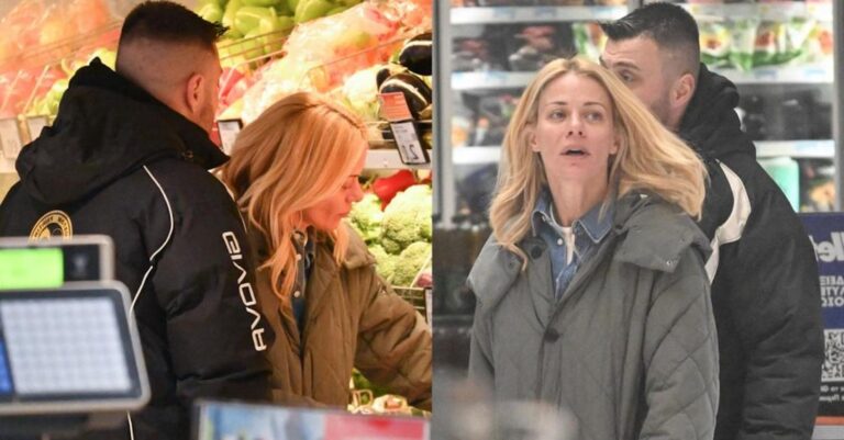 Δεν είδε την κάμερα: Έγινε θέαμα η Μακρυπούλια, αυτός είναι ο μελαχρινός που την συνοδεύει, σούσουρο στο μάρκετ