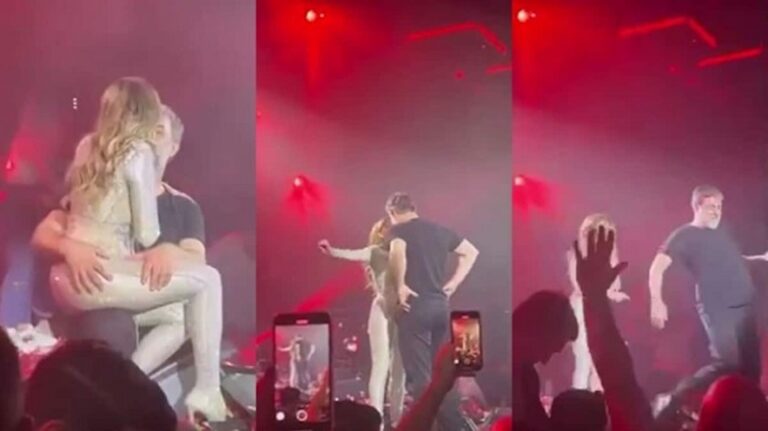 Δεν το πρόσεξε κανείς: Η κίνηση του Μπισμπίκη στη Δέσποινα Βανδή δευτερόλεπτα πριν την αρπάξει και τη φιλήσει δημόσια στο viral βίντεο της χρονιάς