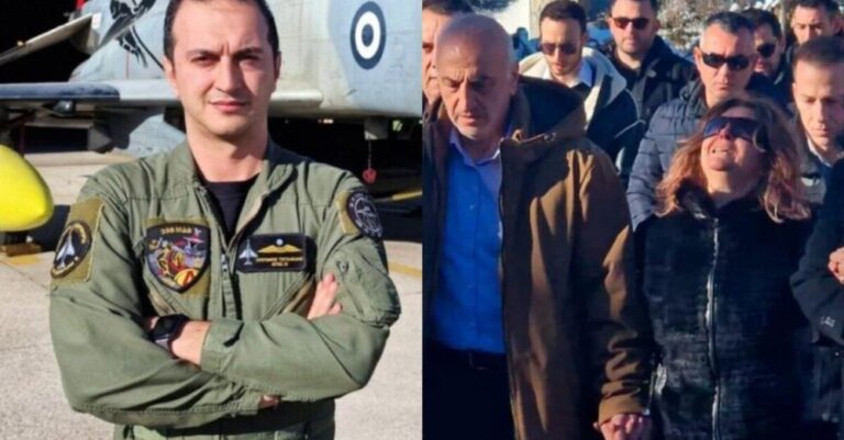 Γαμπρός κηδεύτηκε ο ήρωας Τσιτλακίδης: Η στιγμή που η μάνα του Ίκαρου θρηνεί κοιτάζοντας τον ουρανό