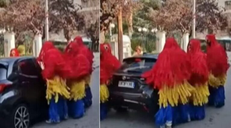 Καρναβαλιστές ντύθηκαν πλυντήριο αυτοκινήτων και τρέλαναν το διαδίκτυο