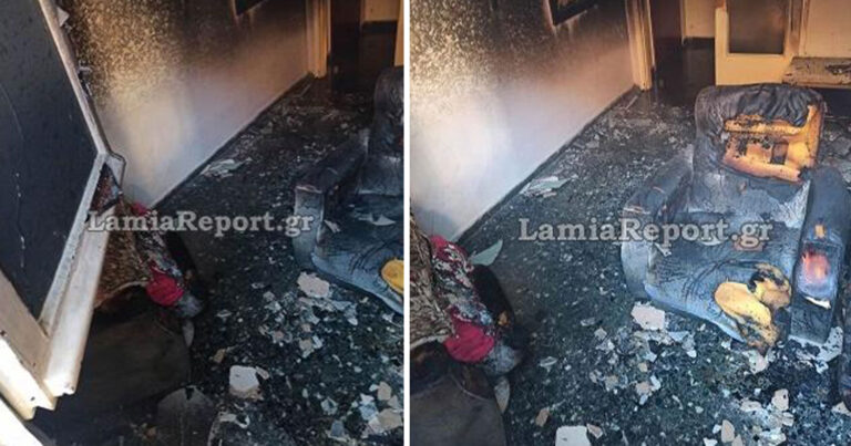 Λαμία: 22χρονος «ήρωας» έσωσε αγοράκι 1,5 έτους από φλόγες στο δωμάτιό του