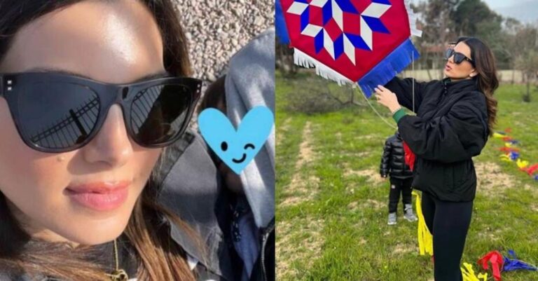 «Μόνο αυτό κρατάει;» Η Τσιμτσιλή πέταξε τον χαρταετό, αλλά κάτι δεν πήγαινε καλά στη φώτο που ανέβασε