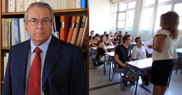 Μπαμπινιώτης: «Το ελληνικό σχολείο είναι άχρηστο. Τα παιδιά δεν θυμούνται τίποτα»