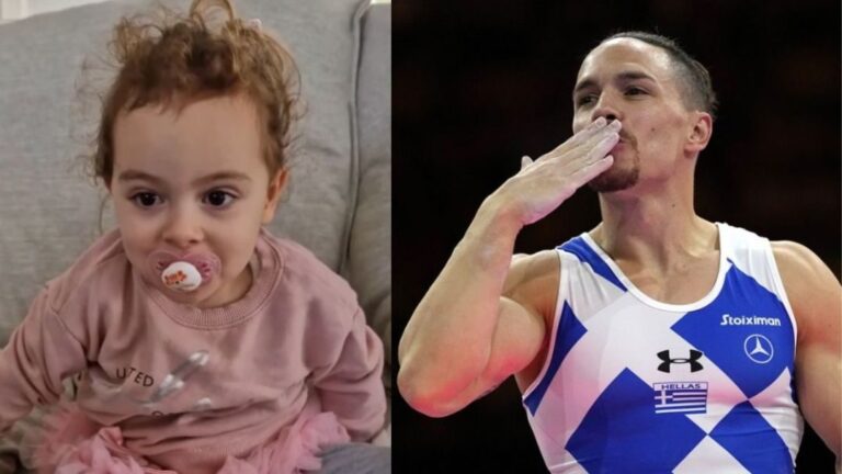 «Περήφανοι πάντα»: Η συγκινητική στιγμή που οι κόρες του Πετρούνια τον βλέπουν με το «Χρυσό» να ακούει τον Εθνικό Ύμνο