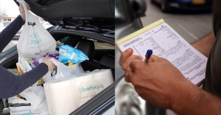 Προσοχή: Βάζεις ψώνια του σούπερ μάρκετ μέσα στο αυτοκίνητο; Κίνδυνος να πληρώσεις τσουχτερό πρόστιμο