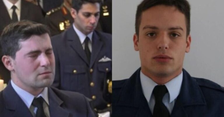 Ραγίσανε και οι πέτρες: Η στιγμή που οι συνάδελφοι του αδικοχαμένου πιλότου ξεσπάνε σε κλάματα στην κηδεία του