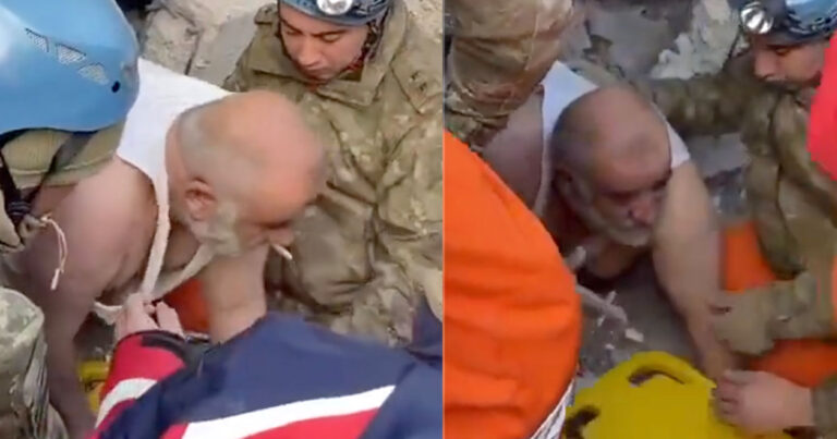 Τουρκία: «Έστριβα τσιγάρο και κάπνιζα» λέει 60χρονος που έμεινε εγκλωβισμένος 56 ώρες