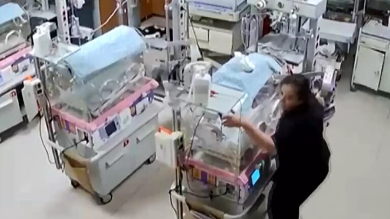 Σεισμός στην Τουρκία: Η στιγμή που νοσοκόμες τρέχουν για να σώσουν μωρά που νοσηλεύονται