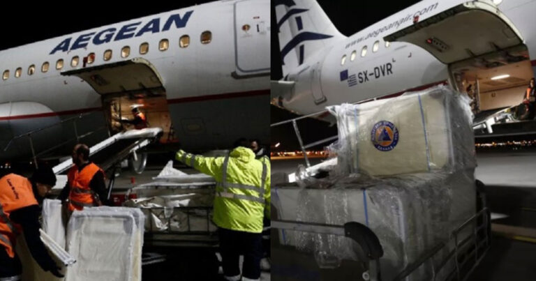 Σεισμός στην Τουρκία: Πέντε αεροσκάφη με ανθρωπιστική βοήθεια από την Ελλάδα