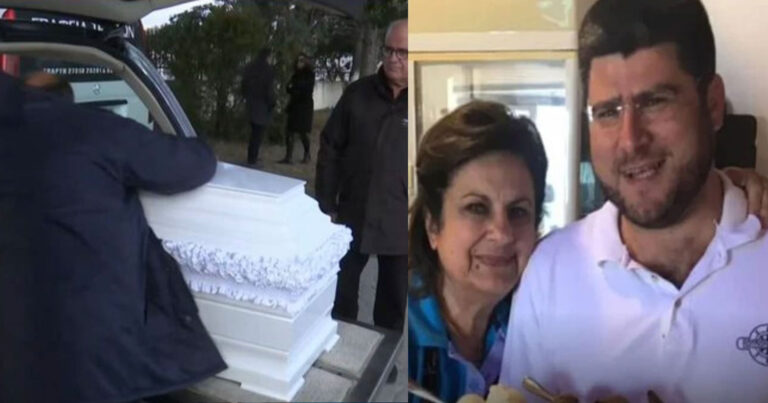 Το τελευταίο αντίο στον γιο της Μ. Παναγάκου: Σε κλίμα οδύνης η κηδεία του γιου της τηλεμαγείρισσας