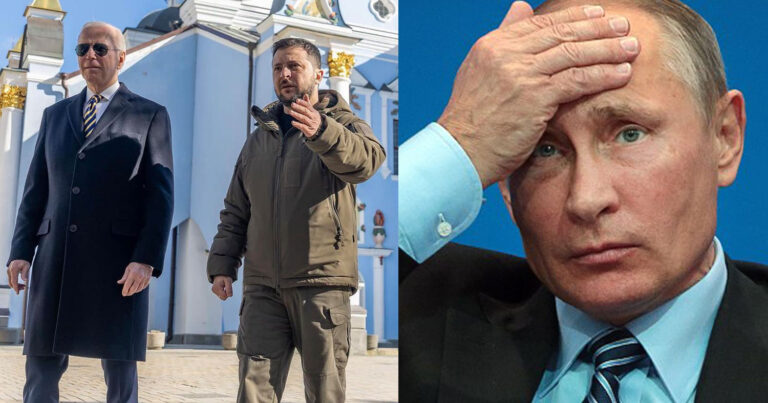 Ανατρίχιασε o Πούτιν: Ξαφνική επίσκεψη του Τζο Μπάιντεν στην Ουκρανία