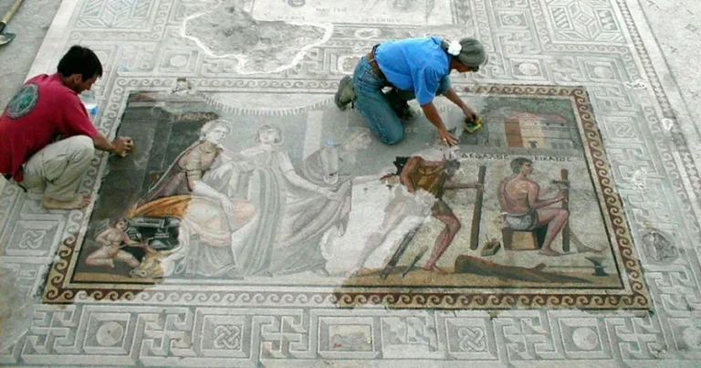 Ελληνικός θησαυρός: Ασύλληπτης ομορφιάς ψηφιδωτά ανακαλύφθηκαν σε αρχαία Ελληνική πόλη στην Τουρκία