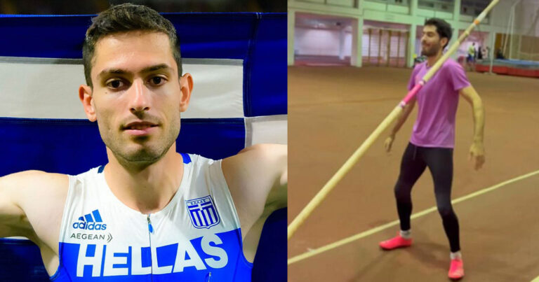 Τα… καταφέρνει και στο επί κοντώ ο Τεντόγλου – Το challenge με τον Εμμανουήλ Καραλή