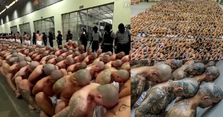 Τα πρώτα πλάνα από τη σκληρή φυλακή των συμμοριών στο Ελ Σαλβαδόρ