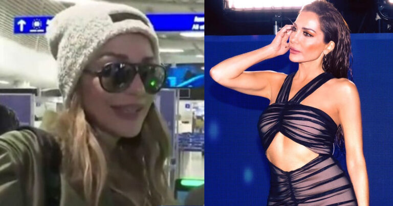 Έφυγε για Λονδίνο η η Δέσποινα Βανδή χωρίς τον Βασίλη Μπισμπίκη