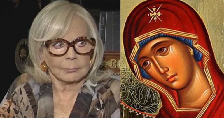 Νόνικα Γαληνέα: «Πιστεúω πολú στην Παναγία. ∆εν µας έχει µείνει και κάτι άλλο εκτός από την πiστη µας»