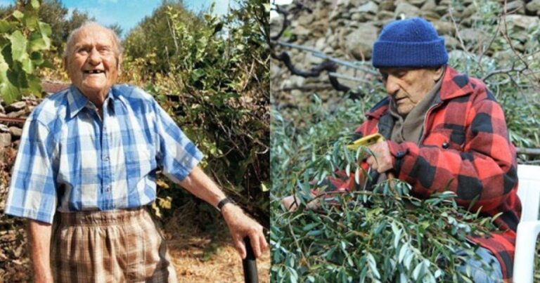 Οι γιατροί του έδιναν 9 μήνες και του πρότειναν χημειοθεραπείες. Πήγε στην Ικαρία και έζησε μέχρι τα 102