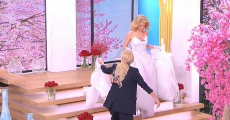 Τραϊάνα Ανανία: Μπήκε στο πλατό με νυφικό – Άφωνη η Κατερίνα Καινούργιου