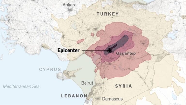 Σεισμός στην Τουρκία: Μετατοπίστηκε κατά τρία μέτρα η αραβική τεκτονική πλάκα και η Τουρκία μετακινήθηκε νοτιοδυτικά